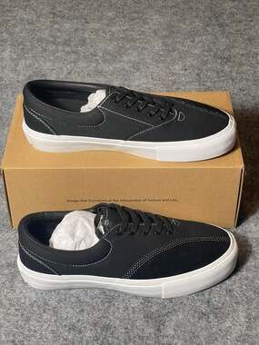 Clear Weather Donny Black Canvas Low Top Sneakers